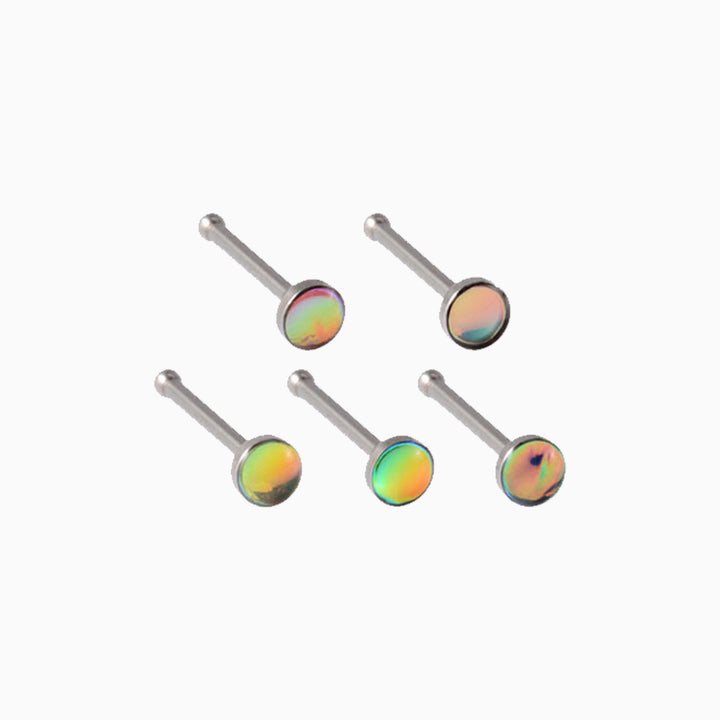 Colored Opal Nose Stud