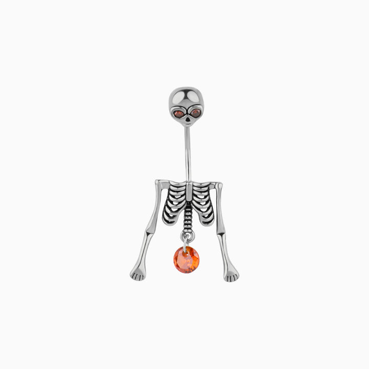 Skinny Skeleton Belly Ring