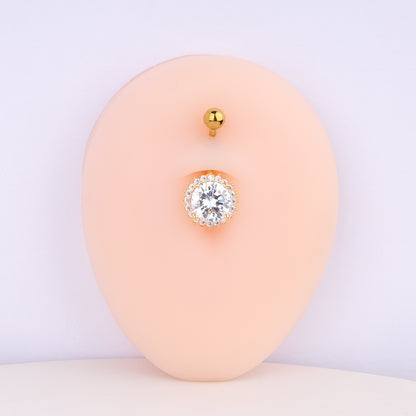 Luxury Flower Belly Ring - OhmoJewelry