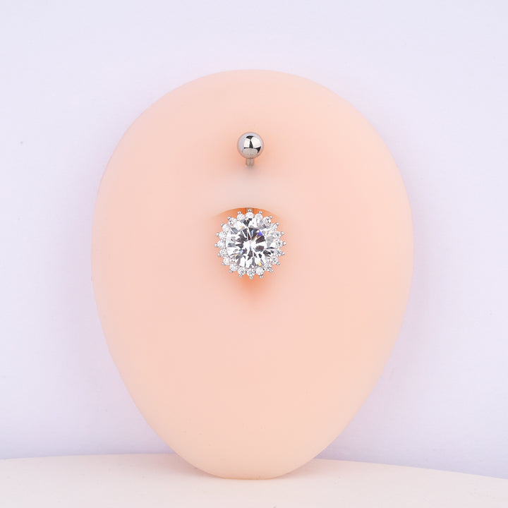 Luxury Flower Belly Ring - OhmoJewelry