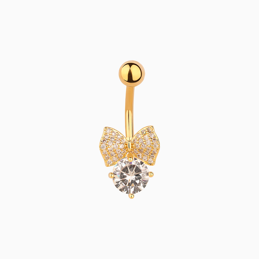 Sweet Bow Belly Ring - OhmoJewelry