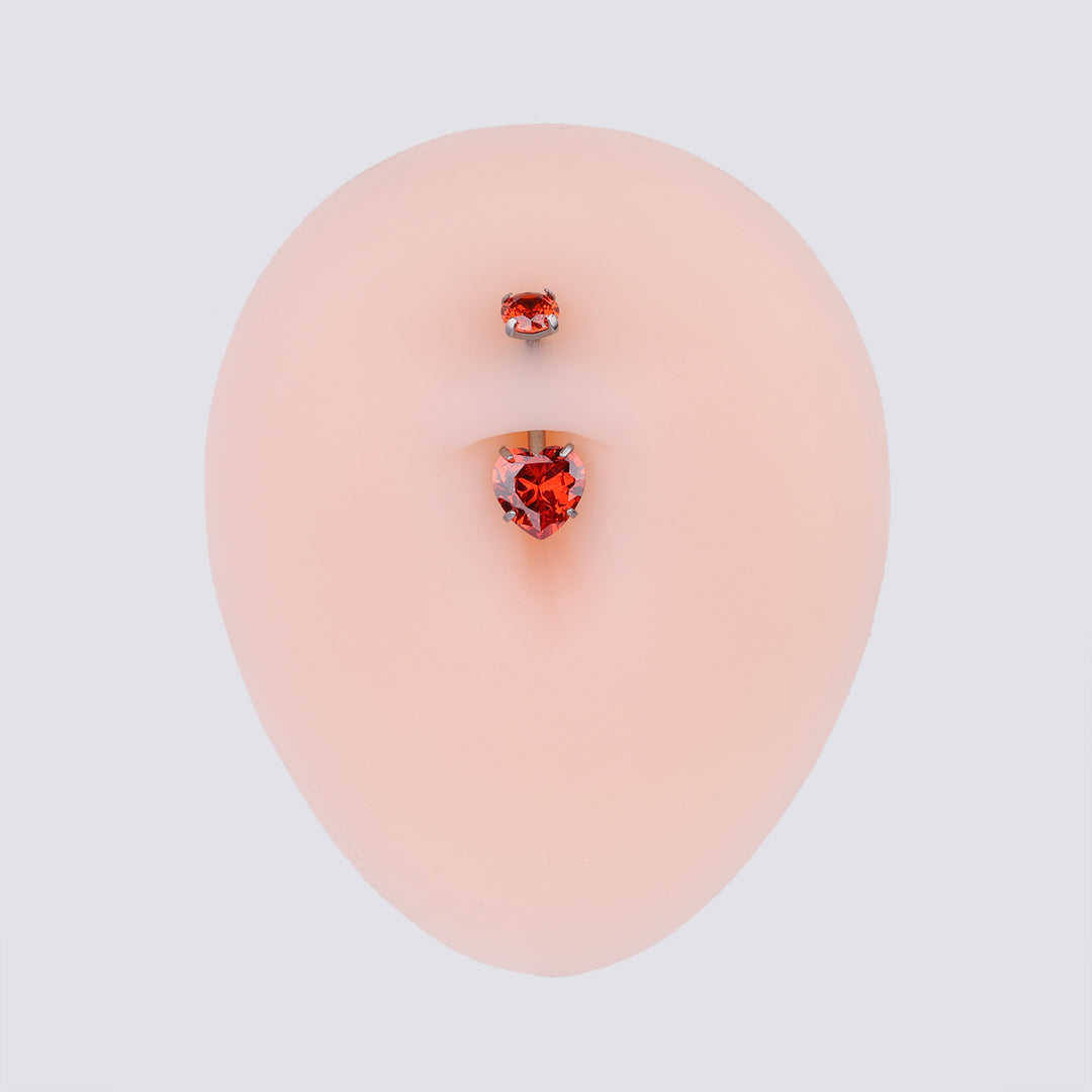 Passionate Heart Belly Ring