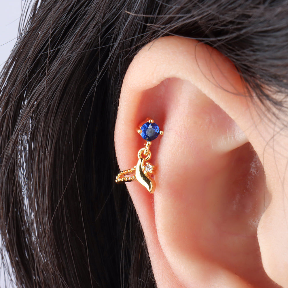 Fishtail Drop Earring - OhmoJewelry