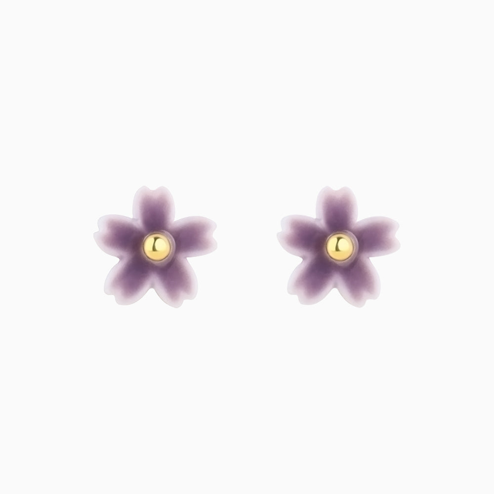 Charm Flower Studs - OhmoJewelry
