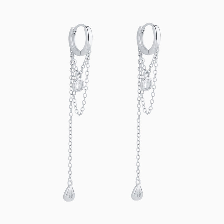Water Drop Chain Earrings - OhmoJewelry