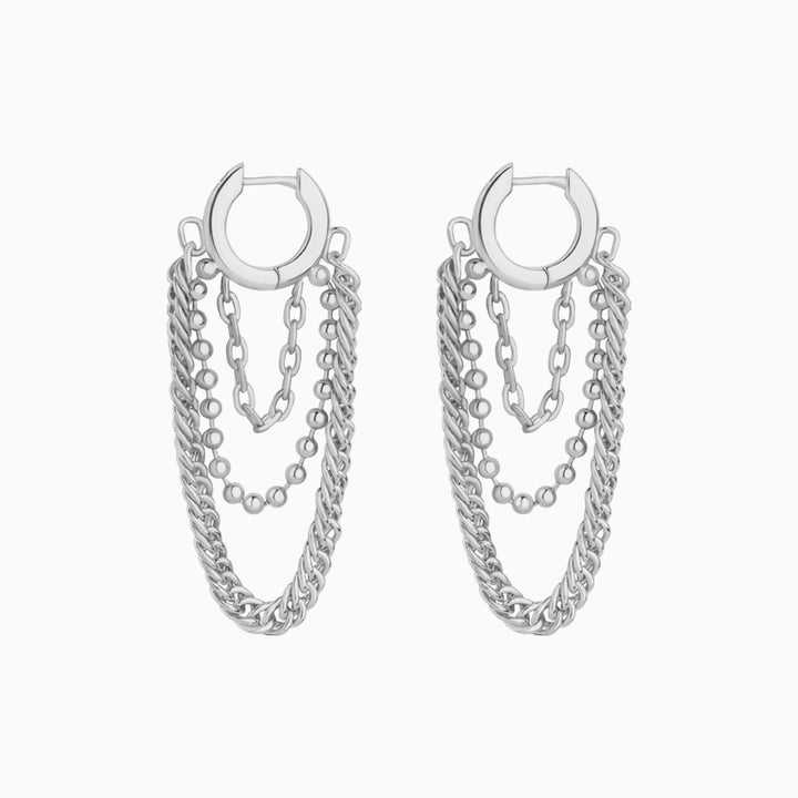Triple Chain Earrings - OhmoJewelry