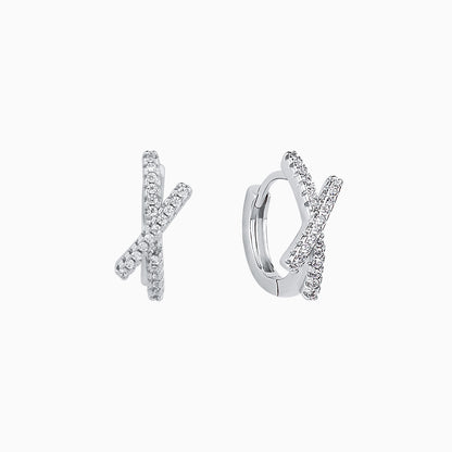Letter X Hoops - OhmoJewelry