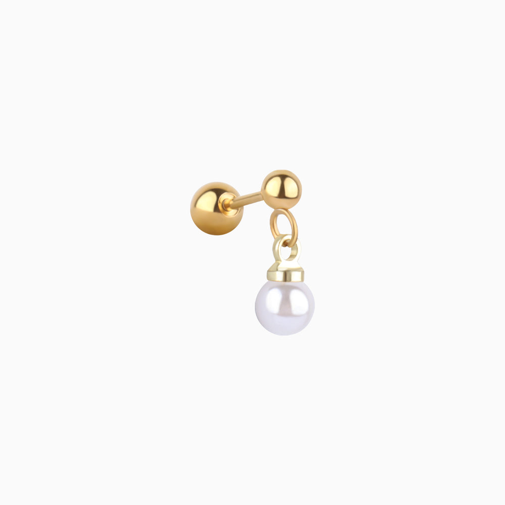 Pearl Drop Earring - OhmoJewelry