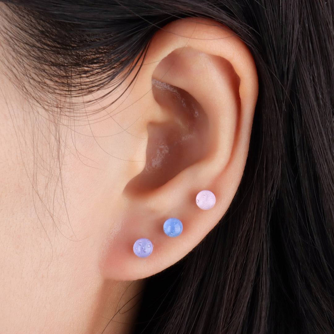 Bubble Resin Stud Earrings - OhmoJewelry