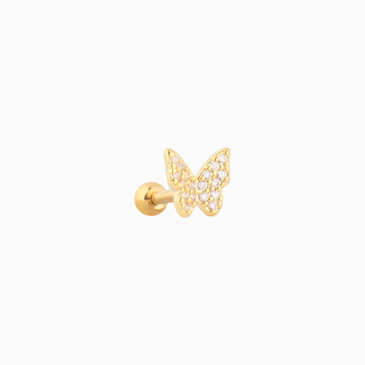 Shiny Butterfly Stud - OhmoJewelry