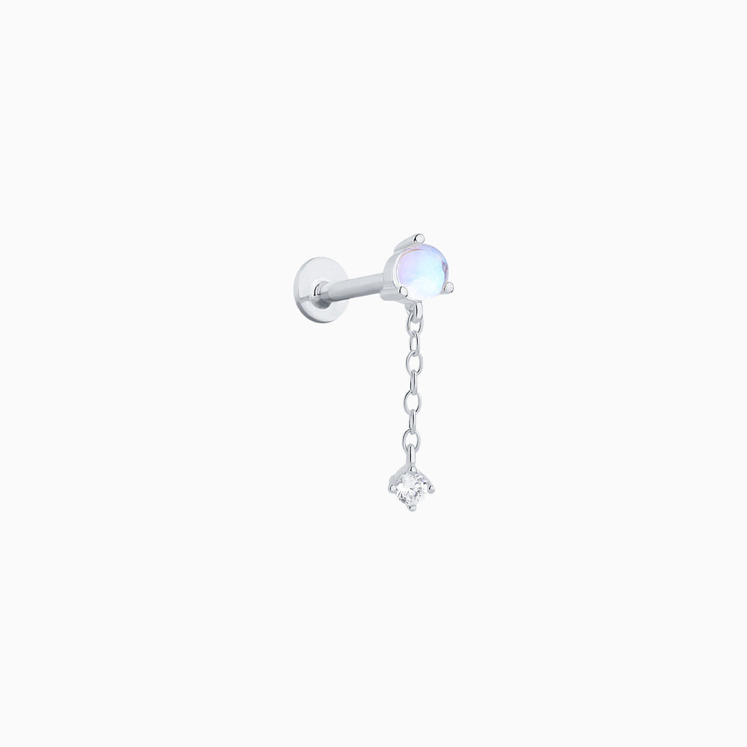 Opal Chain Drop - OhmoJewelry