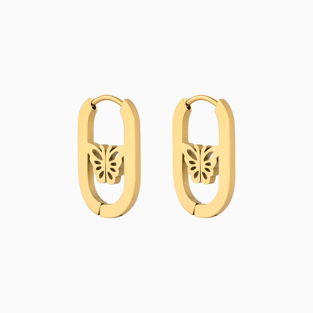 Chic Butterfly Hoops - OhmoJewelry