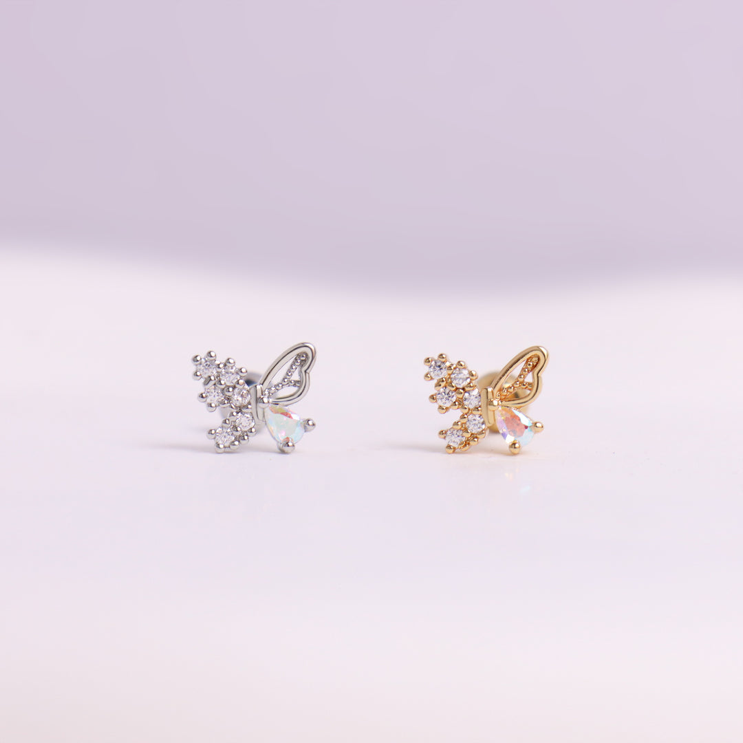 Charm Butterfly Stud