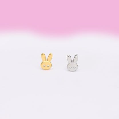 Cute Rabbit Head Stud - OhmoJewelry