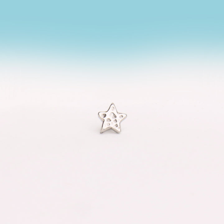 Titanium Star Stud - OhmoJewelry