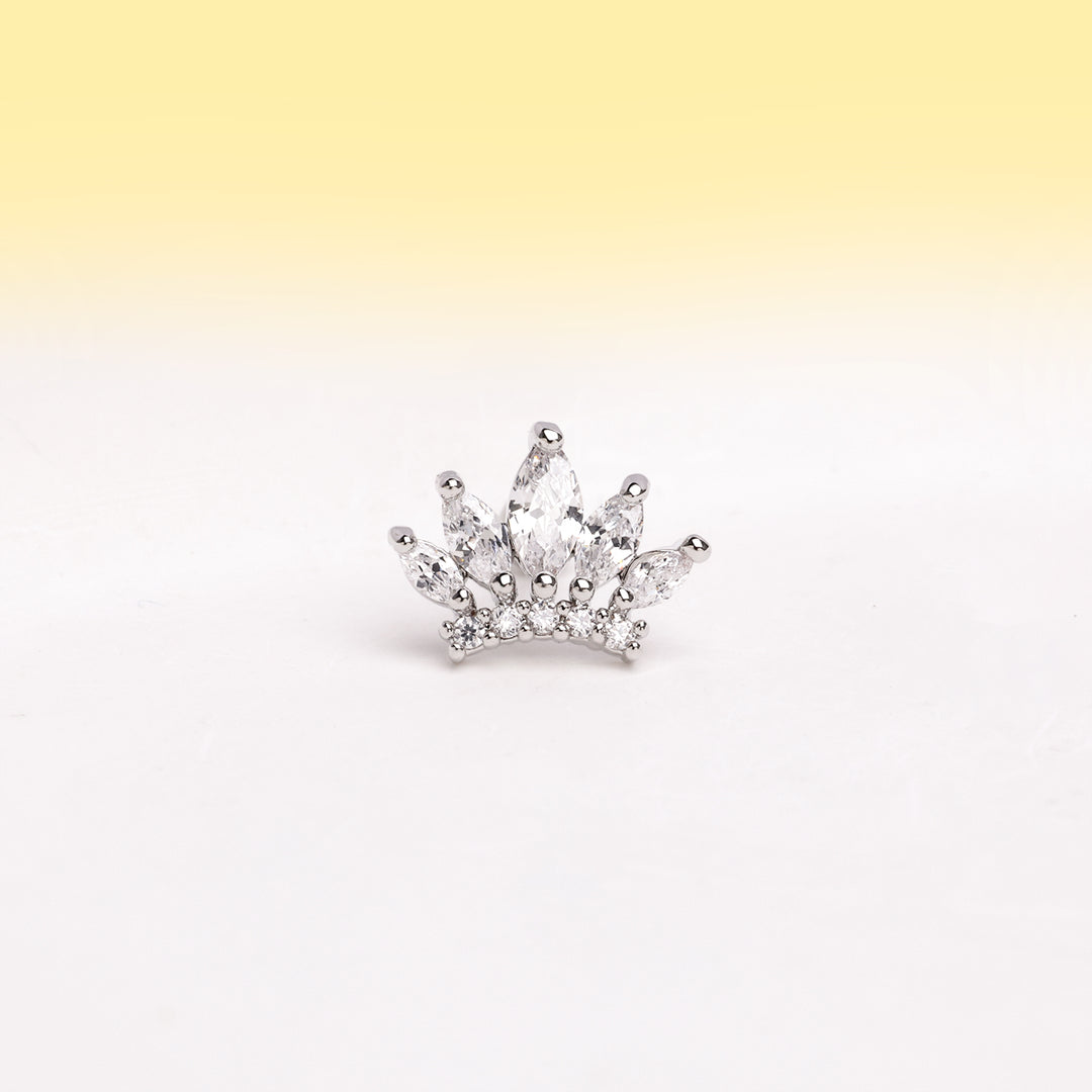 Gorgeous Crown Stud - OhmoJewelry