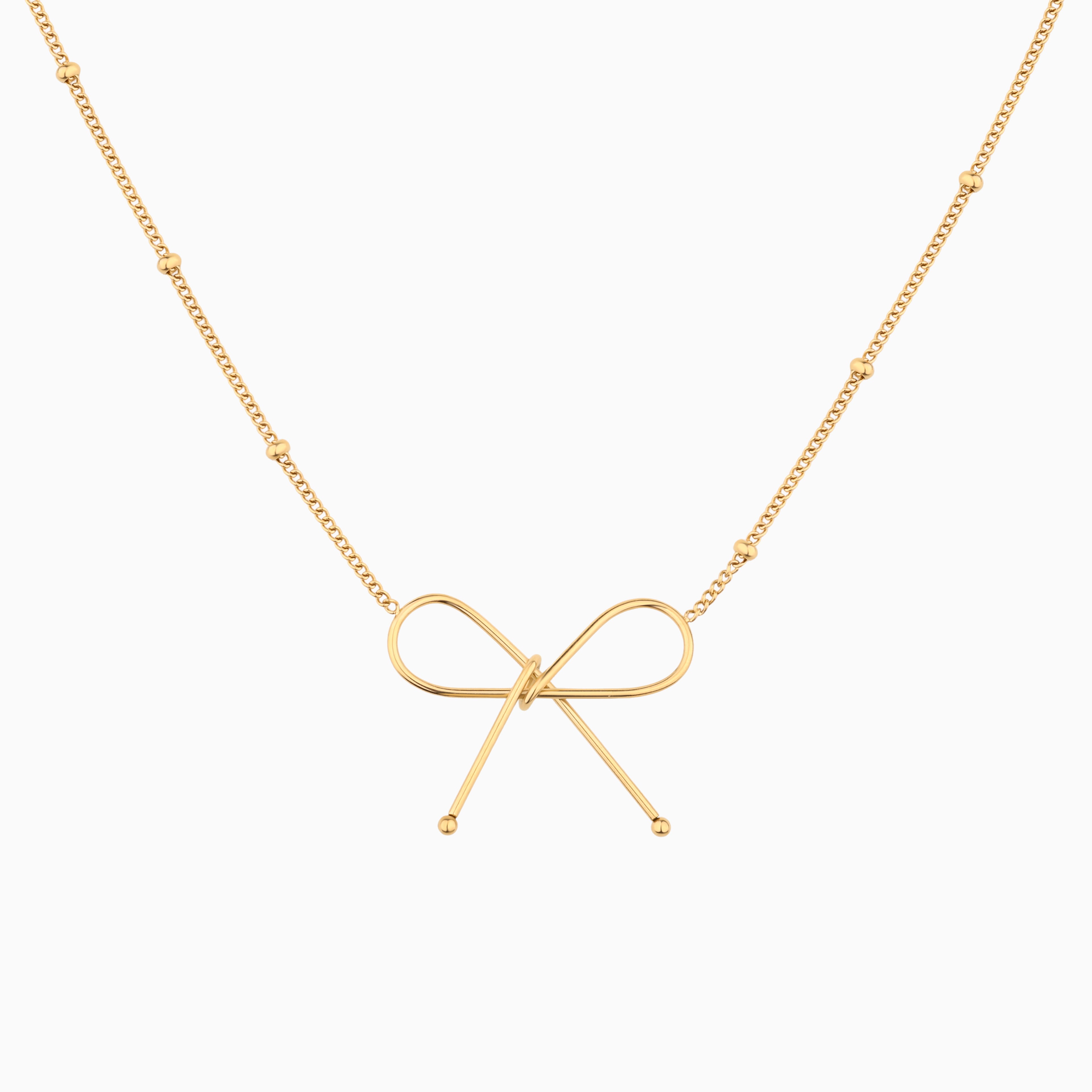 Sweet Bow Choker Necklace