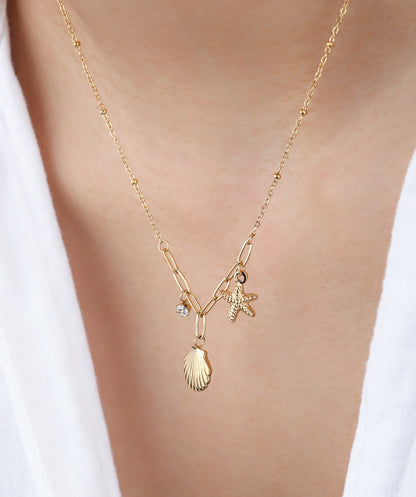 Shell &amp; Starfish Necklace