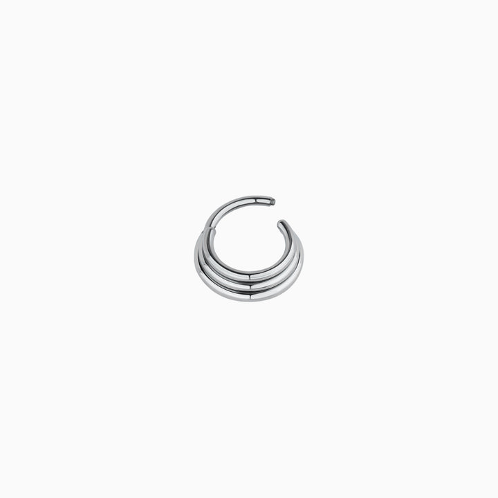 Titanium Basic Clicker Hoop - OhmoJewelry