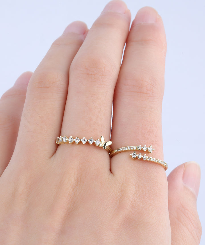 Charm Butterfly Ring