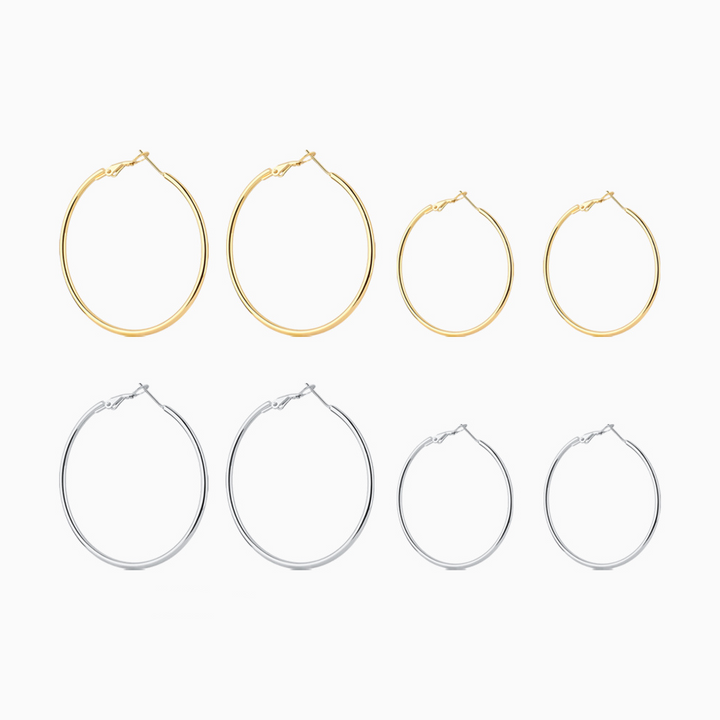 Classic Large Hoops - OhmoJewelry