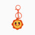Smiling Sun Crochet Keychain - OhmoJewelry