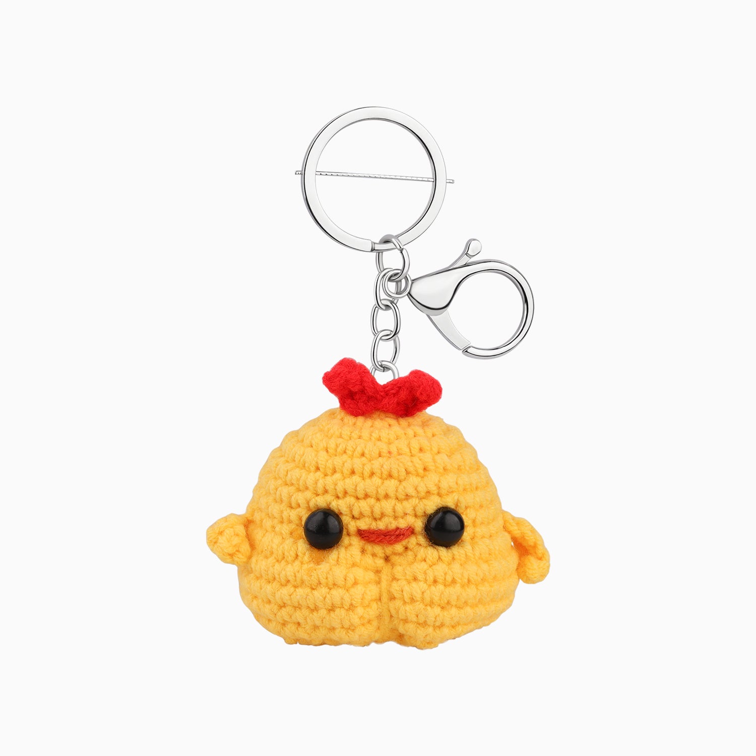 Super Cute Chick Crochet Keychain - OhmoJewelry