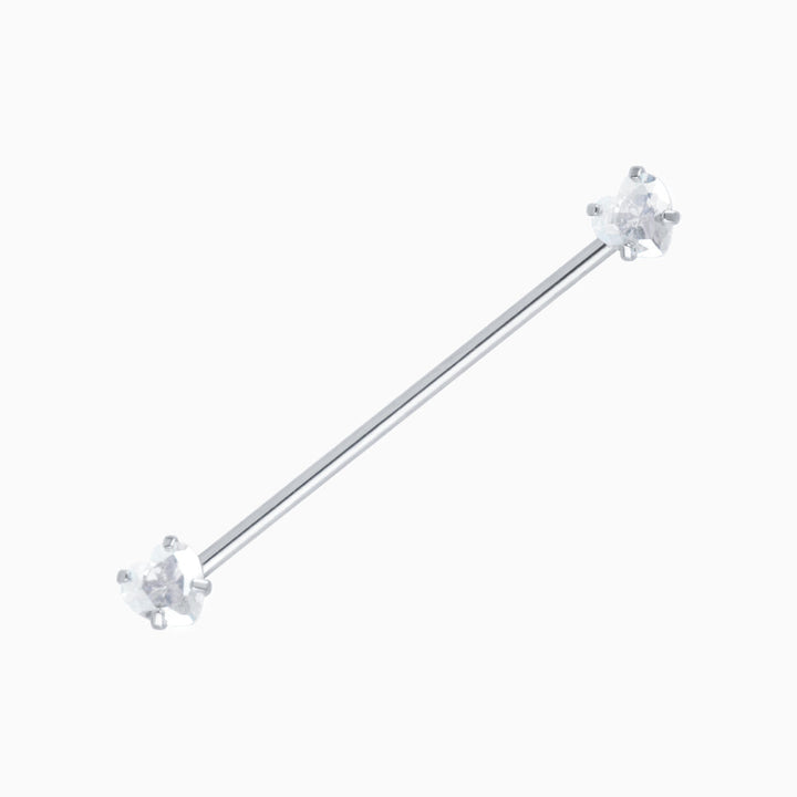 Hearts Industrial Barbell - OhmoJewelry