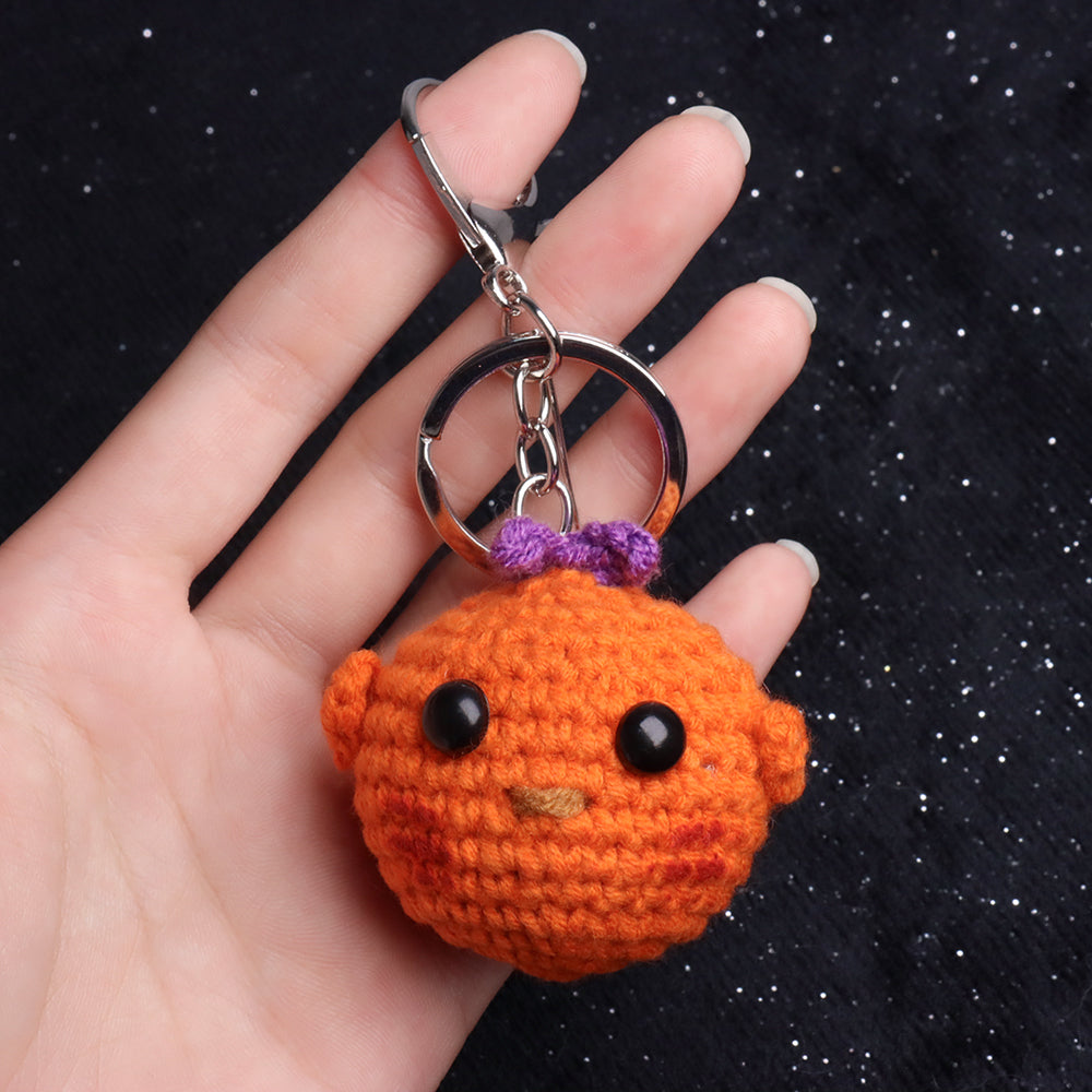 Adorable Chick Crochet Keychain - OhmoJewelry