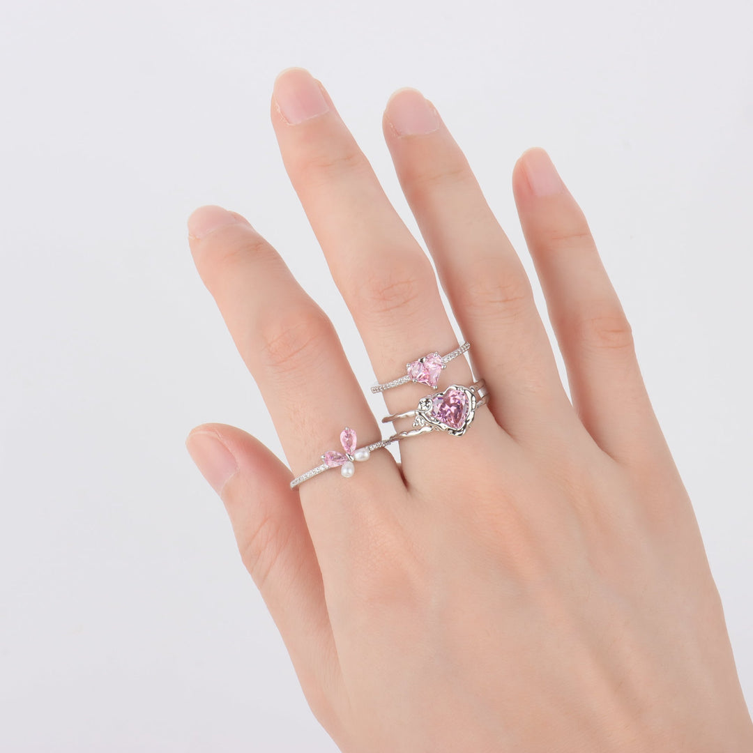 Butterfly Pearl Ring - OhmoJewelry