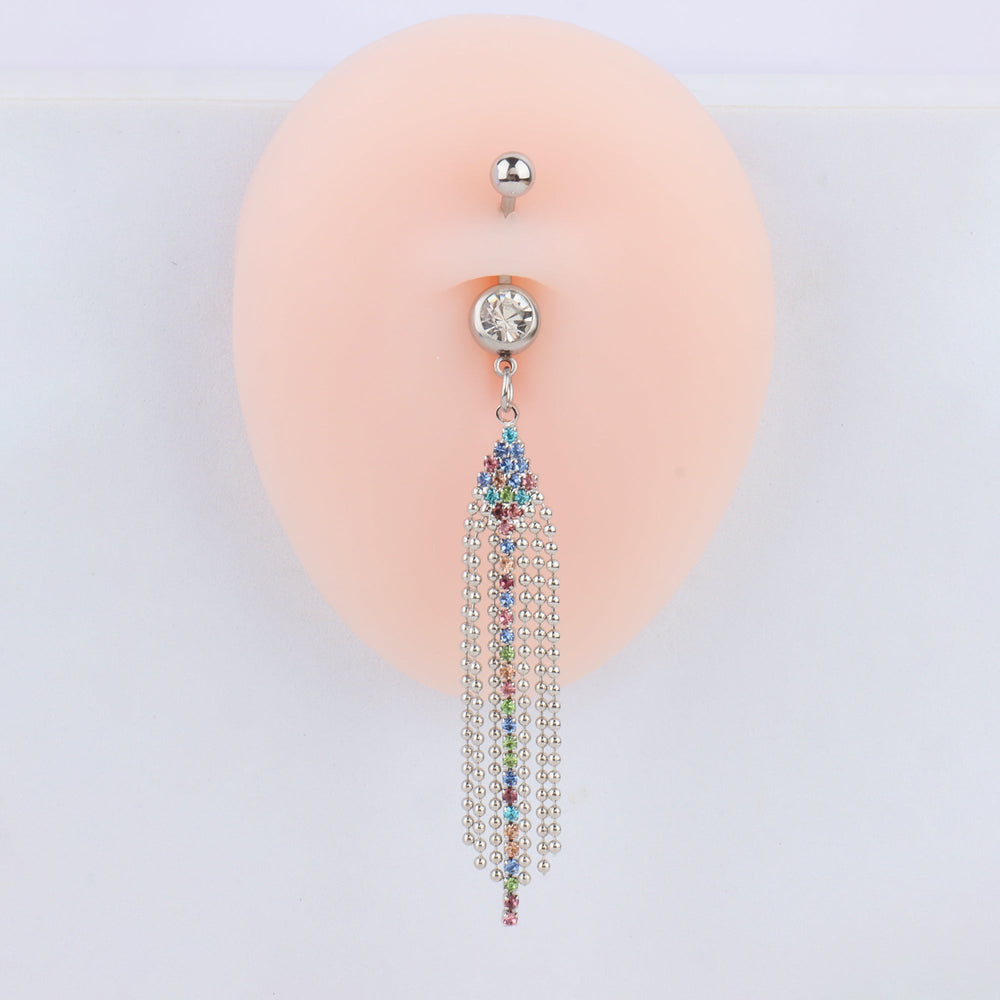 Charm Tassel Belly Ring - OhmoJewelry
