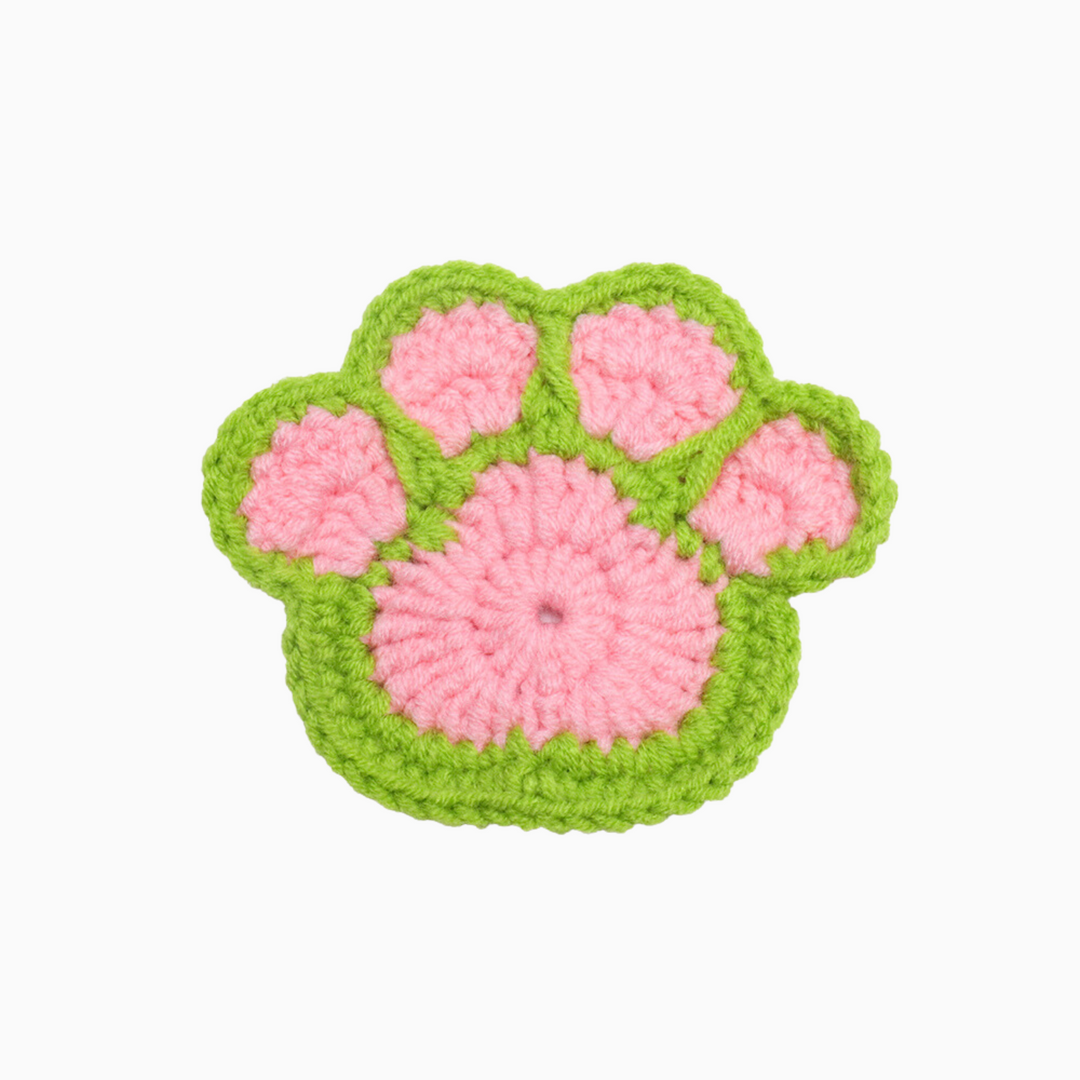 Cute Cat Claw Crochet Coaster - OhmoJewelry