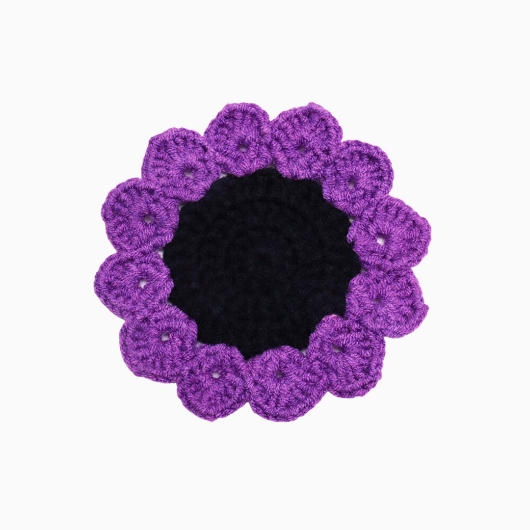 Mystic Flower Crochet Coaster - OhmoJewelry