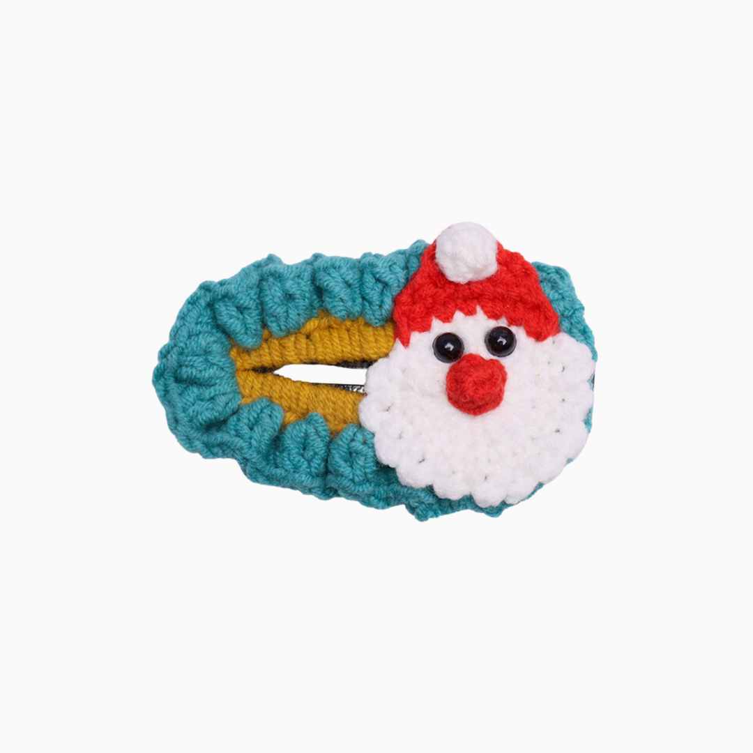 Santa Claus Crochet Hairpin - OhmoJewelry