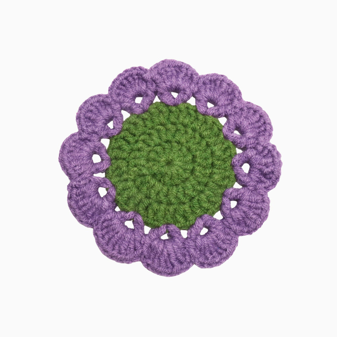 Serenity Flower Crochet Coaster - OhmoJewelry