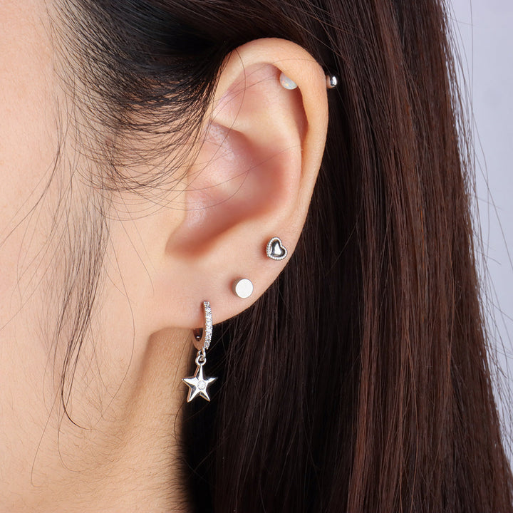Star-shaped Drop Earring - OhmoJewelry