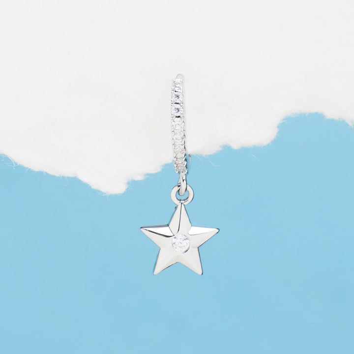 Star-shaped Drop Earring - OhmoJewelry