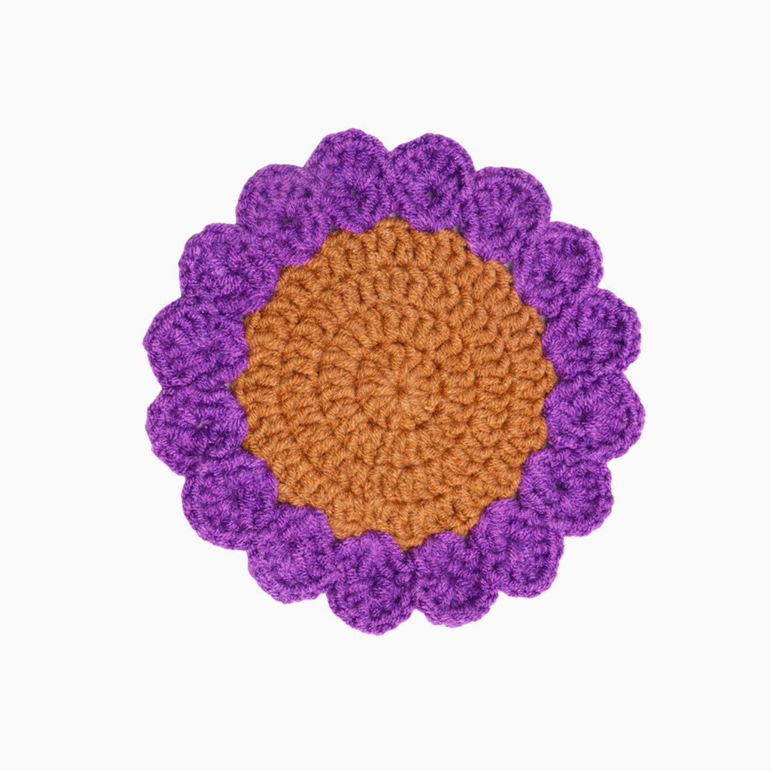 Vintage Flower Crochet Coaster - OhmoJewelry