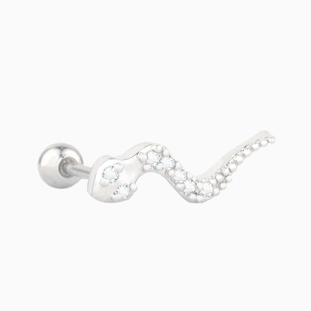 🐍Love Snake Stud Earring - OhmoJewelry