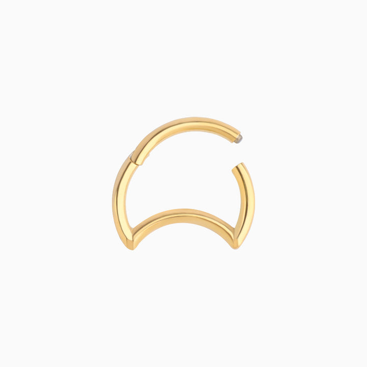 Crescent Clicker Hoop - OhmoJewelry