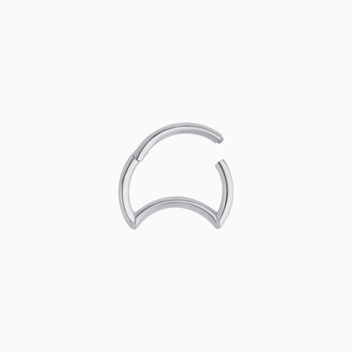 Crescent Clicker Hoop - OhmoJewelry
