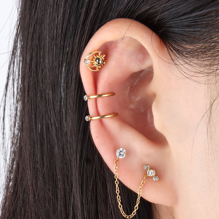 Brilliant Chain Earring - OhmoJewelry