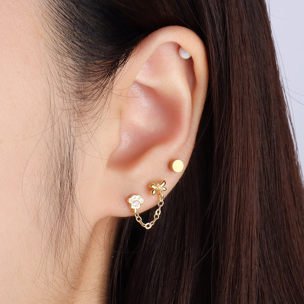 🐾Claws Chain Earring - OhmoJewelry