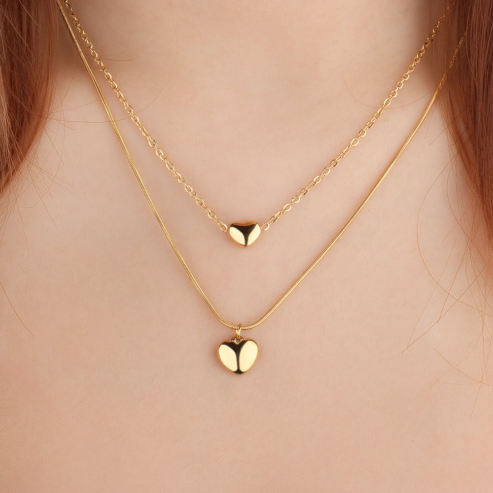 Double Love Necklace Set - OhmoJewelry
