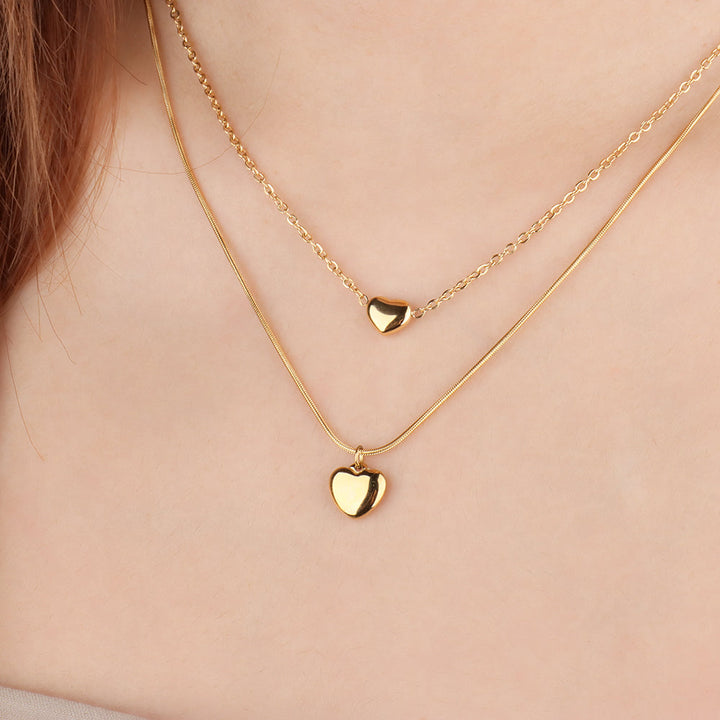Double Love Necklace Set - OhmoJewelry