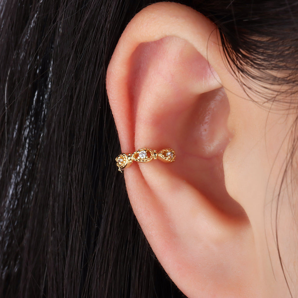 Exquisite Water Drop Ear Cuff - OhmoJewelry