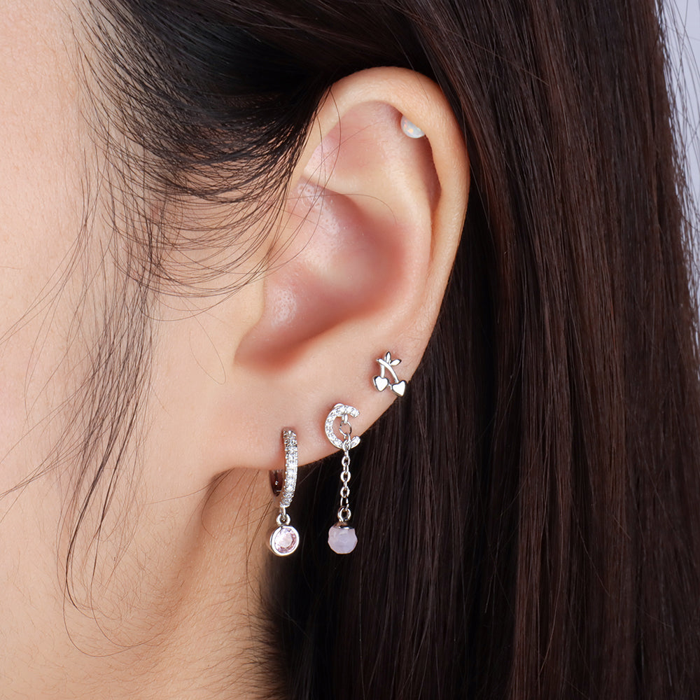 Charm Gemstone Drop Earrings - OhmoJewelry