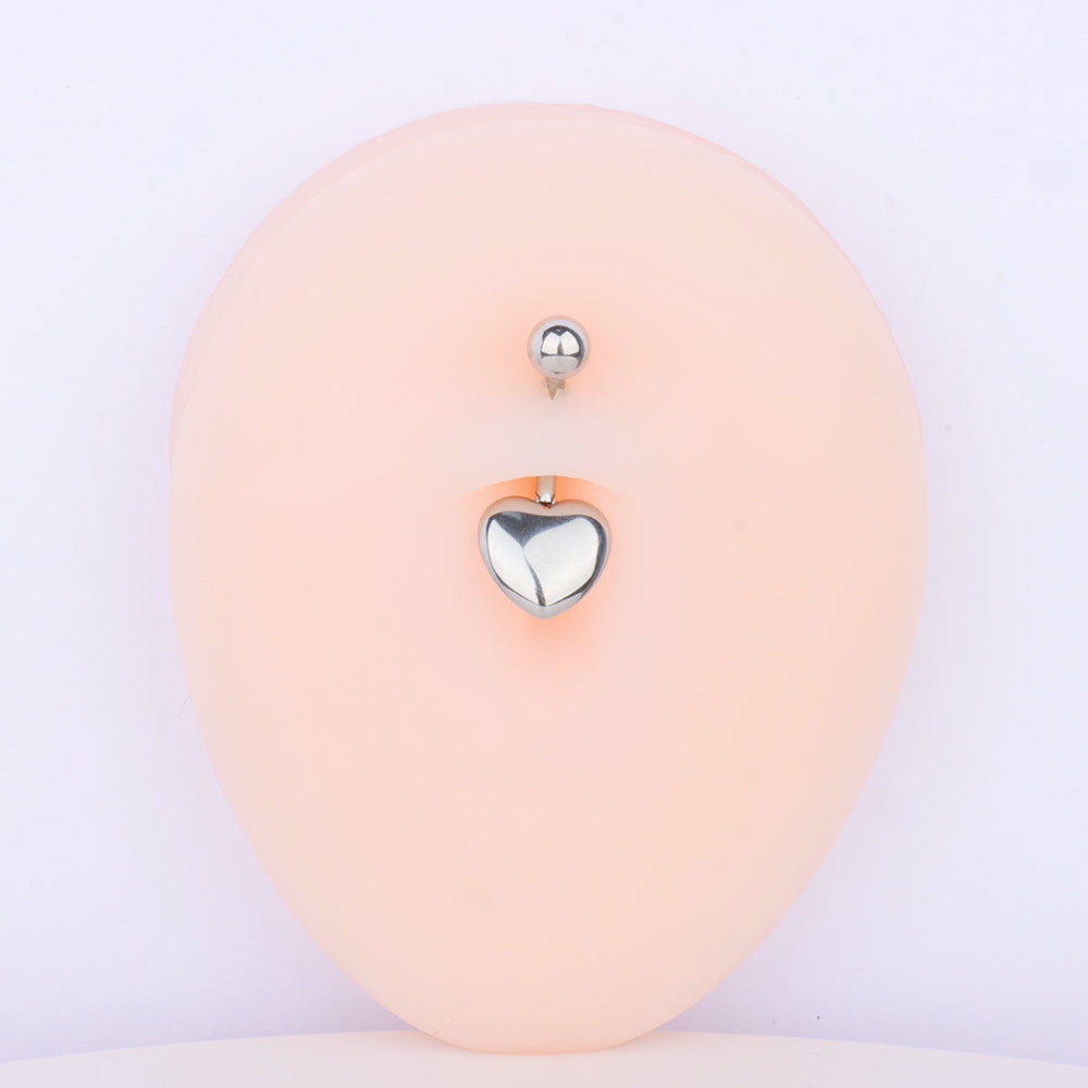 Heart Belly Ring - OhmoJewelry