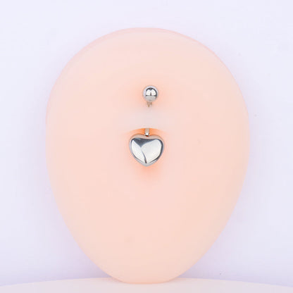 Heart Belly Ring - OhmoJewelry