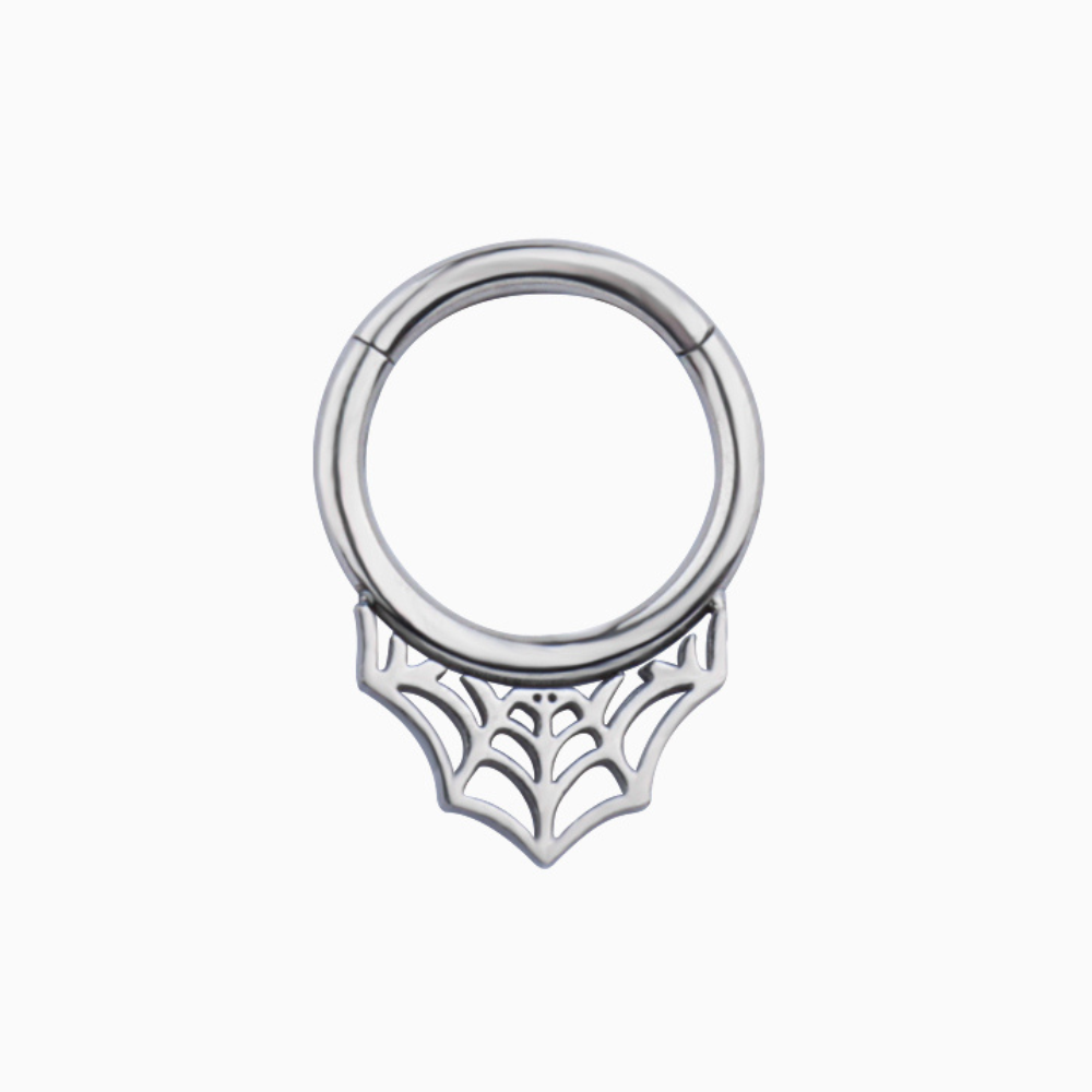 Net Septum Clicker Nose Ring - OhmoJewelry